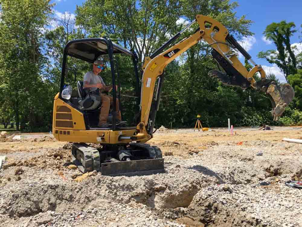 Excavation project by Harrison Excavating in Columbus, IN